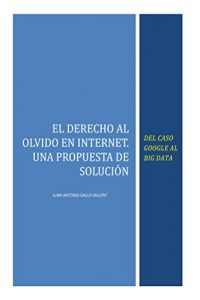 Baixar El Derecho al Olvido en Internet: Del caso Google al Big Data (Spanish Edition) pdf, epub, ebook