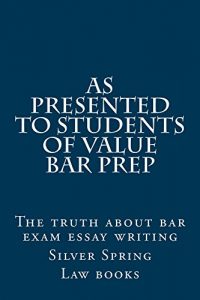 Baixar As presented to students of Value Bar Prep  e book – electronic reading OK: e book – electronic reading OK (English Edition) pdf, epub, ebook