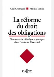 Baixar La réforme du droit des obligations. Commentaire théorique et pratique dans l’ordre du Code civil (Hors collection Dalloz) (French Edition) pdf, epub, ebook