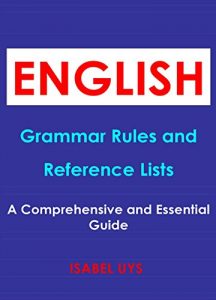 Baixar English: Grammar Rules and Reference Lists (English Edition) pdf, epub, ebook