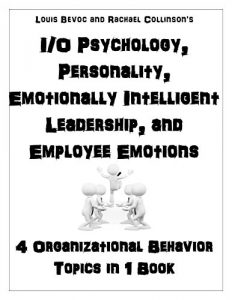 Baixar Industrial/Organizational Psychology, Personality, Emotionally Intelligent Leadership, and Employee Emotions In Organizations: 4 Organizational Behavior Topics in 1 Book (English Edition) pdf, epub, ebook
