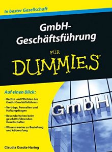 Baixar GmbH-Geschäftsführung für Dummies pdf, epub, ebook