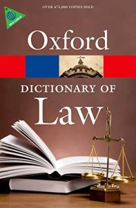 Baixar A Dictionary of Law (Oxford Paperback Reference) pdf, epub, ebook