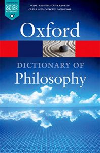 Baixar The Oxford Dictionary of Philosophy (Oxford Quick Reference) pdf, epub, ebook
