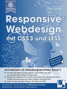 Baixar Responsive Webdesign mit CSS3 und LESS: Grundwissen für Webdesigner/innen (Band 3) (German Edition) pdf, epub, ebook