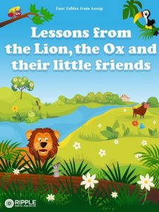 Baixar Lessons from the Lion, the Ox and their little friends (illustrated) (Four fables from Aesop Book 2) (English Edition) pdf, epub, ebook