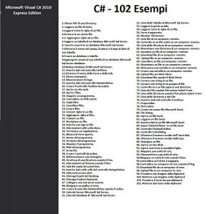 Baixar Visual C# – 102 Esempi pdf, epub, ebook