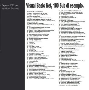 Baixar Visual Basic – 100 Sub di esempio pdf, epub, ebook